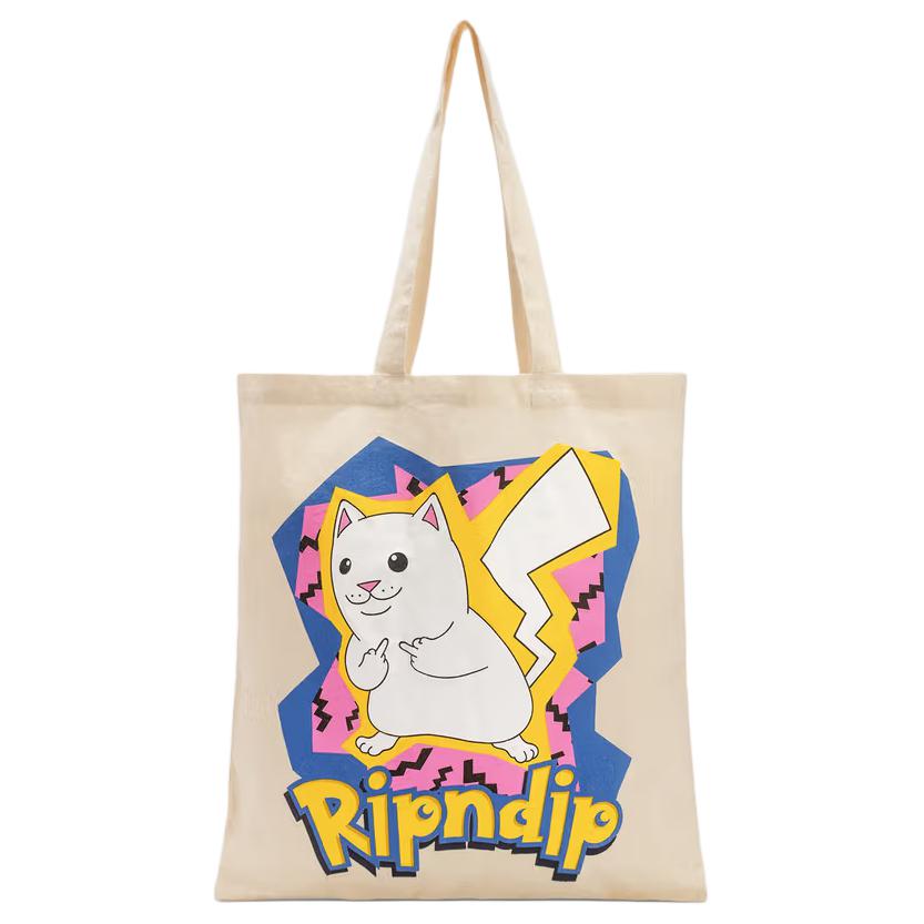 

RIPNDIP Холщовая сумка унисекс бежевая