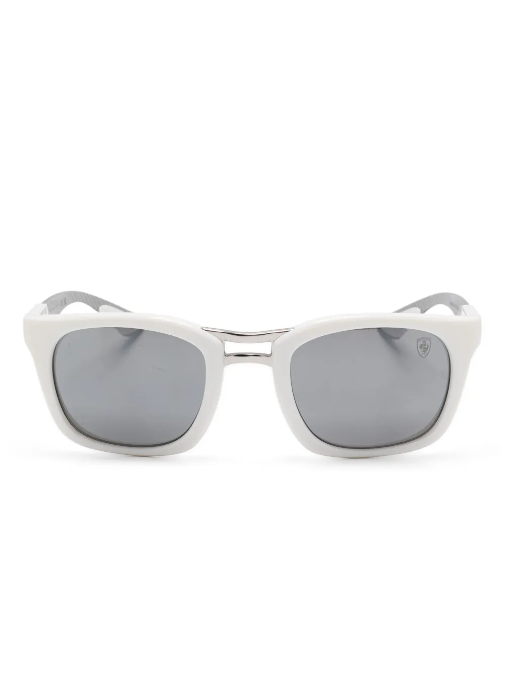 

Солнцезащитные очки в квадратной оправе Ray-Ban, белый