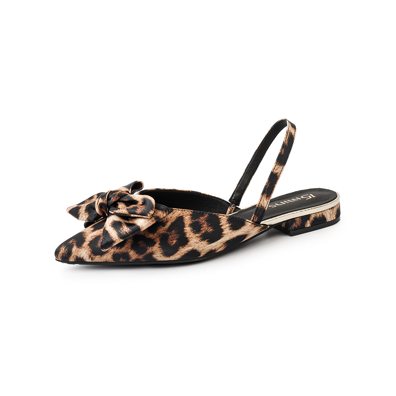 15 MINS Женские повседневные туфли-лодочки - леопардовый принт абрикос, цвет Leopard Print Apricot — фото 2