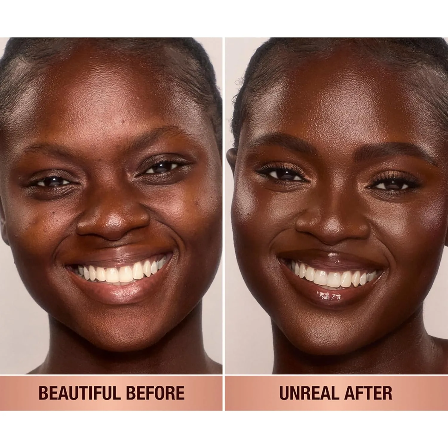 Charlotte Tilbury Unreal Skin Tint & Sheer Glow Hydrating Foundation Stick - кремовая тональная основа с легким покрытием и увлажняющим эффектом, 16 Deep - Deepest with cool undertones — фото 2