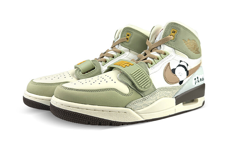 Кроссовки JORDAN Legacy 312 Vintage Basketball Shoes Women's High-Top Black/Brown — фото 3