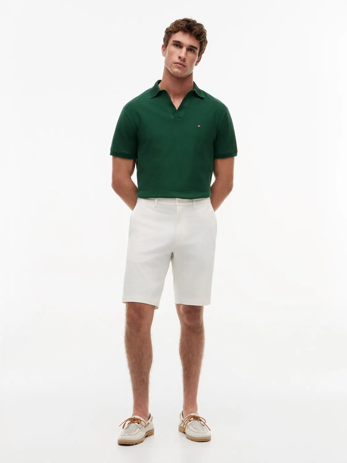 Обычные брюки-чиносы 'Denton Ess' Tommy Hilfiger, Off White — фото 4