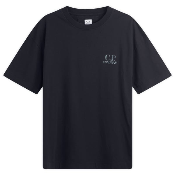 

30/1 футболка с логотипом Comfort C.P. Company, Total Eclipse