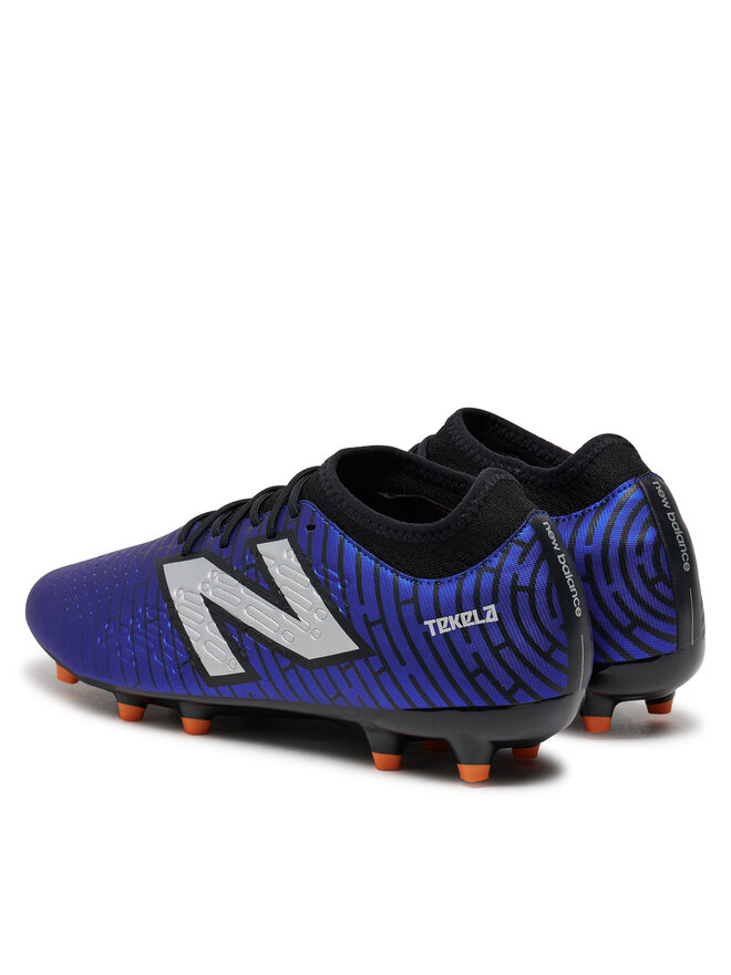 Футбольные бутсы New Balance Tekela Magique FG V4+ ST3FZ45, темно-синий — фото 3