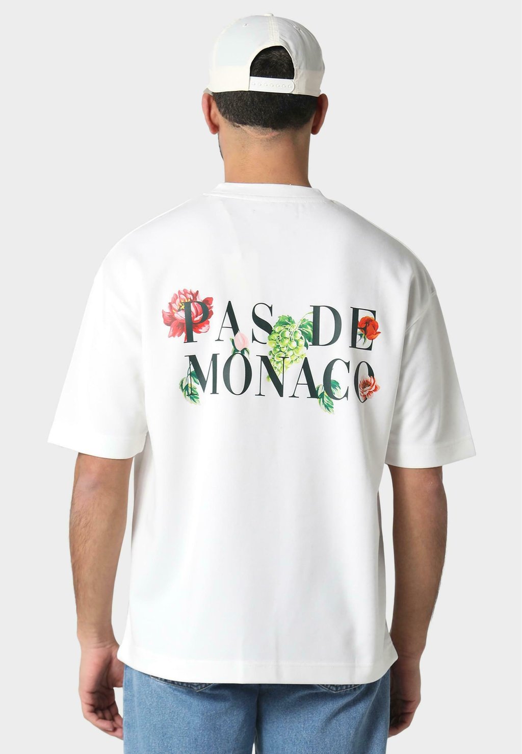 

Футболка с принтом FLORALE Pas de Monaco, белый