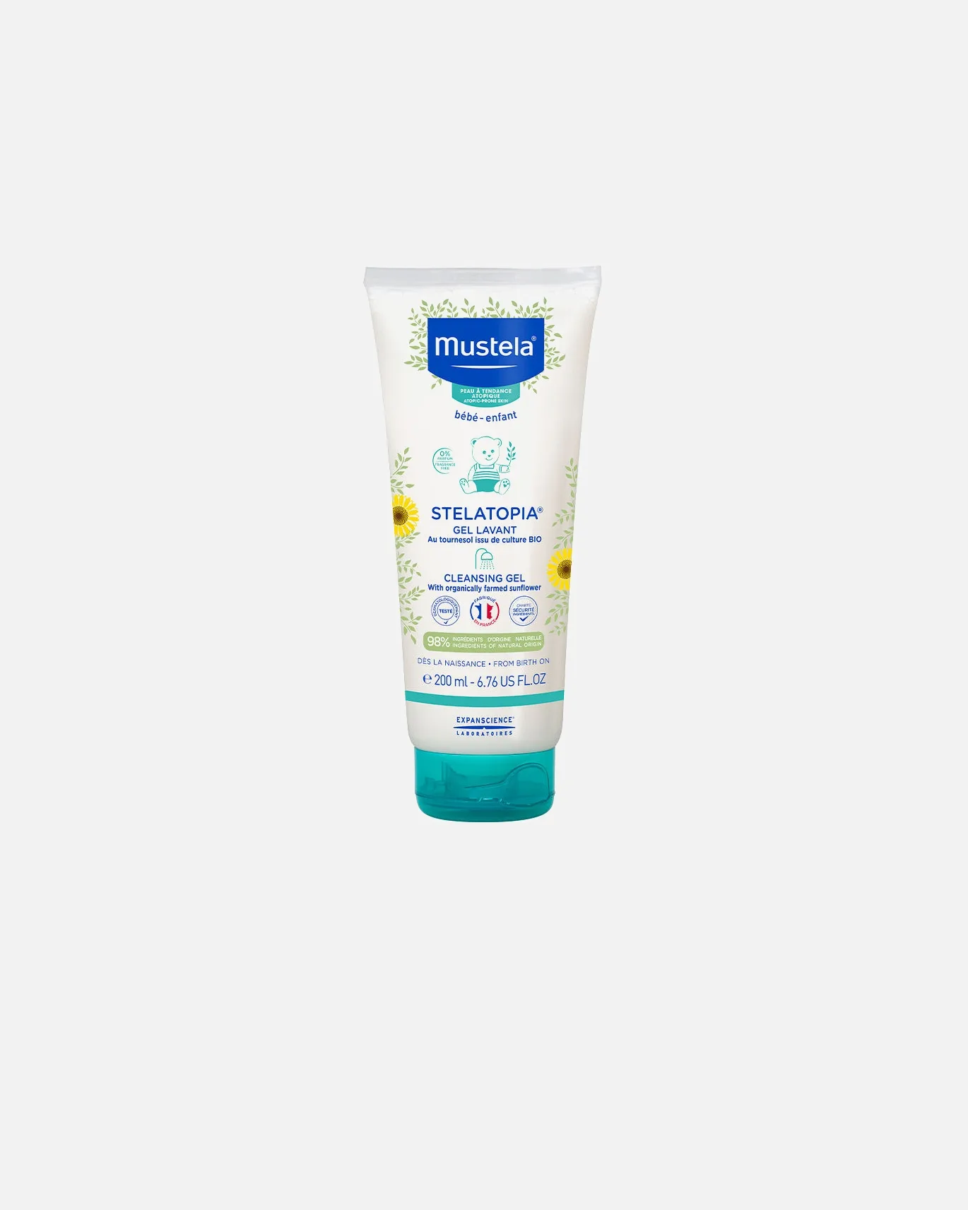 Детский гель для душа Stelatopia гель для ванны Mustela, 200 мл