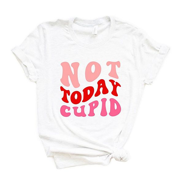

Футболка с принтом Not today cupid Simply Sage Market, White, Белый, Футболка с принтом Not today cupid Simply Sage Market, White