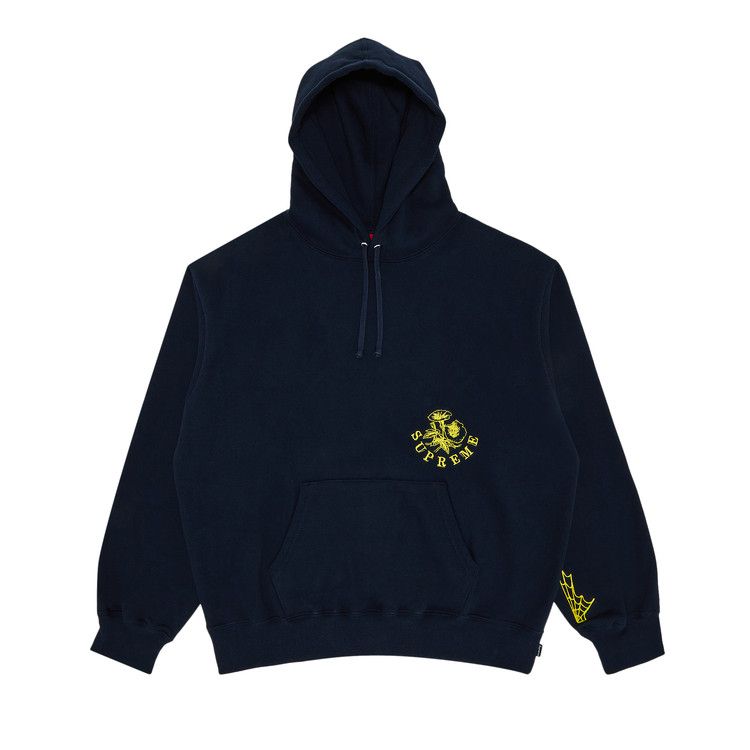 

Толстовка Supreme Wild Embroidered Hooded Sweatshirt, Navy