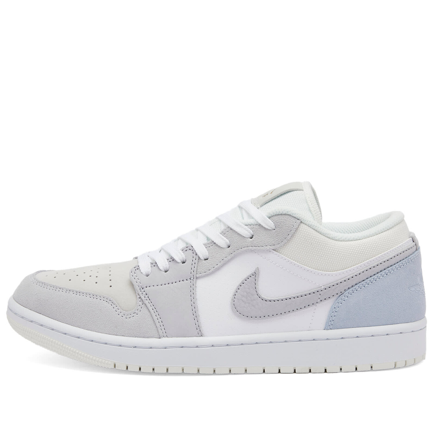 

Кроссовки Air Jordan 1 Low Fw, цвет Grey, White & University Blue