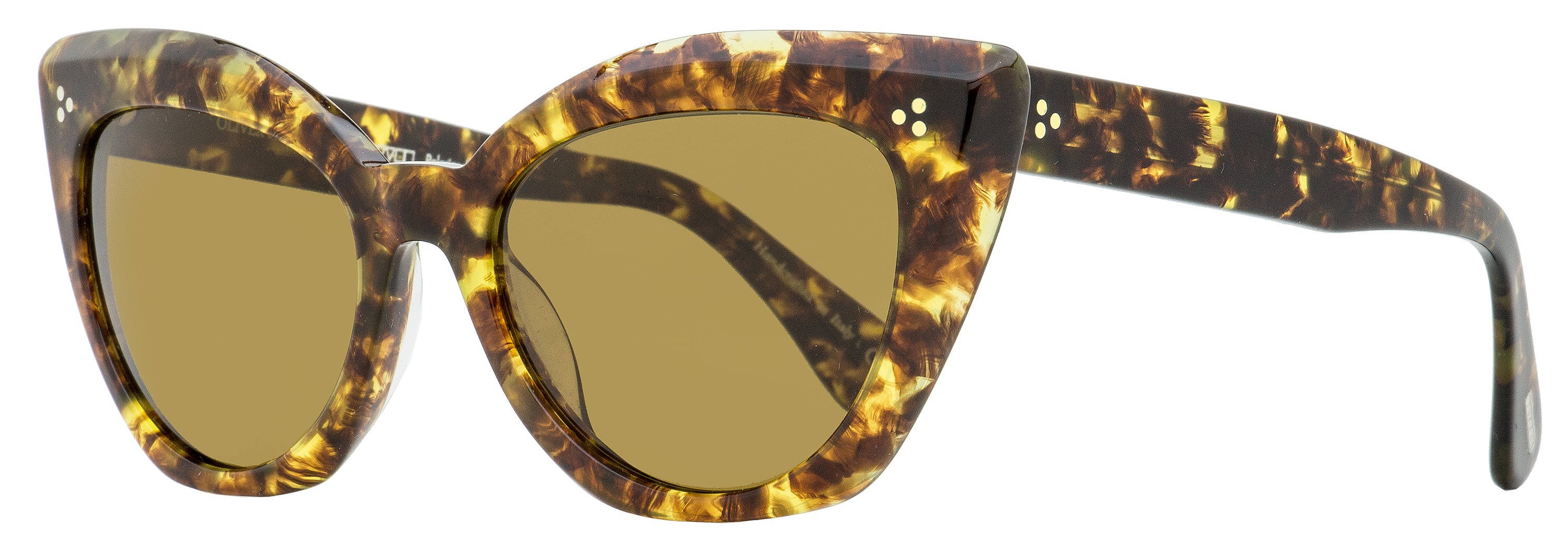 

Солнцезащитные очки Oliver Peoples Laiya Cat Eye женские OV5452S 170083 коричневые меланжевые 55 мм
