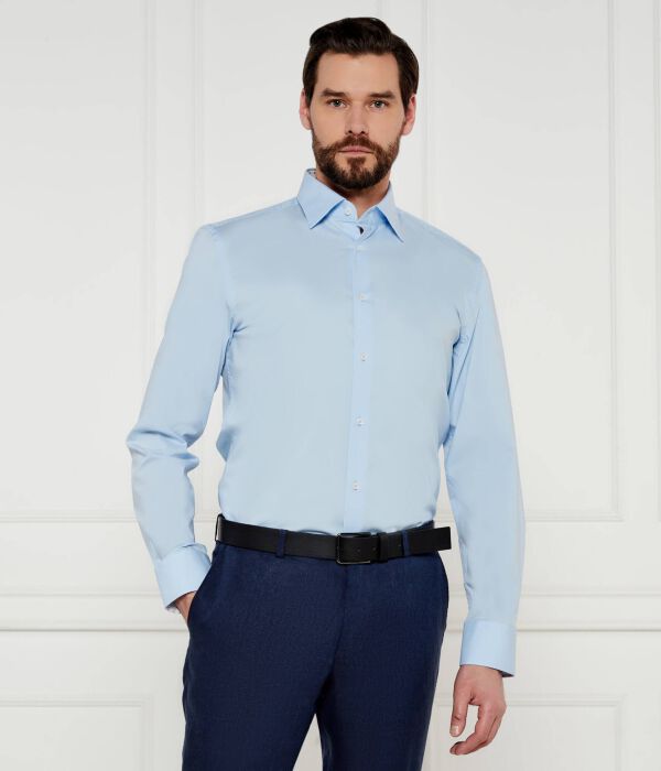 

Рубашка h-hank-kent-c3-214 Slim fit Boss, синий