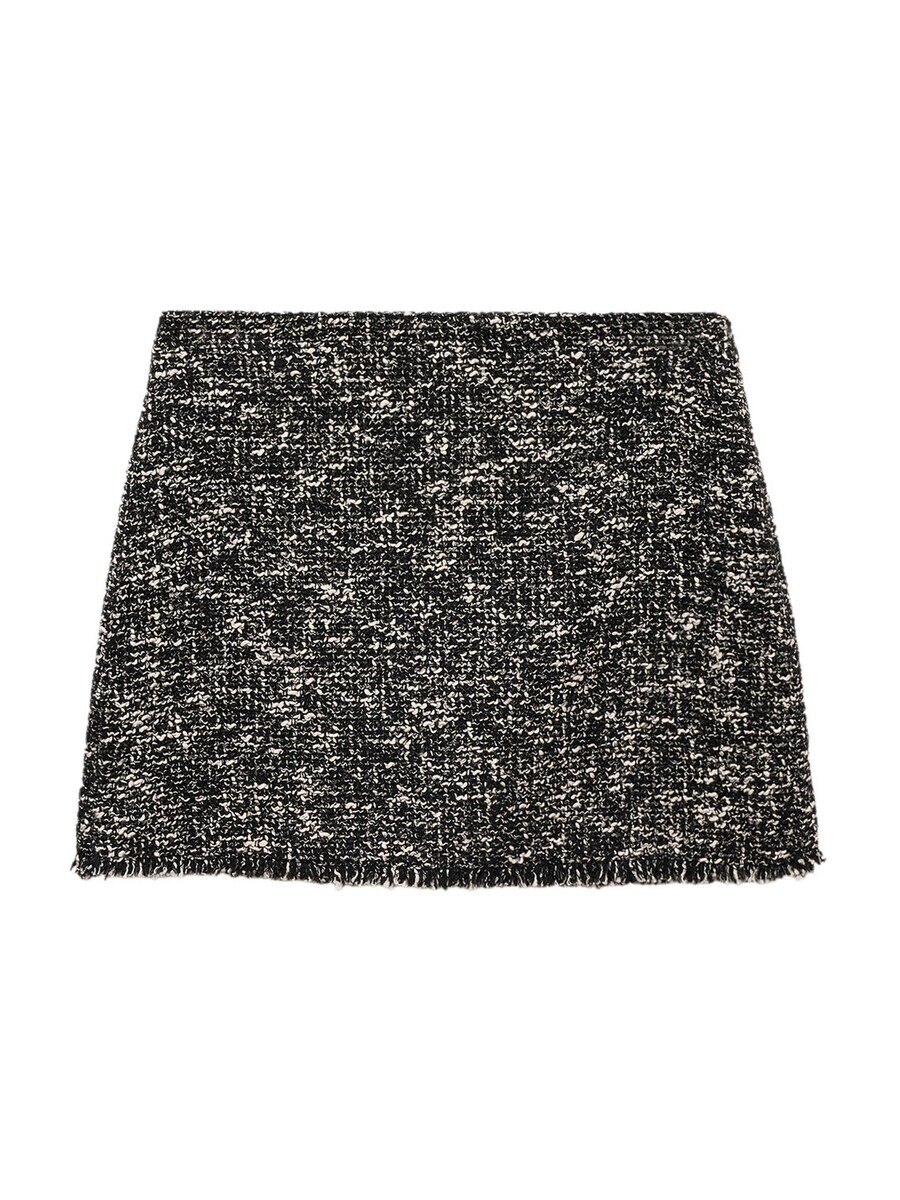 

Юбка мини MANGO Skirt Salt, черный