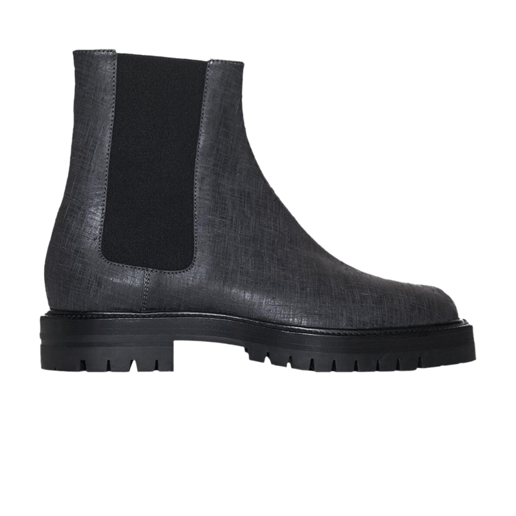 

Кроссовки Maison Margiela Tabi County Combat High 'Black Scratched Leather', черный