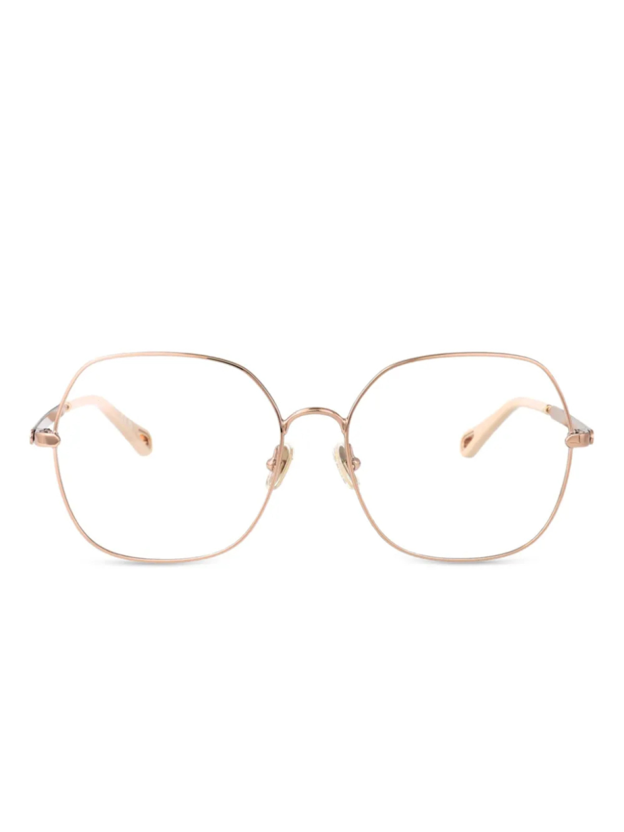 

Очки в квадратной оправе Chloé Eyewear, золотой