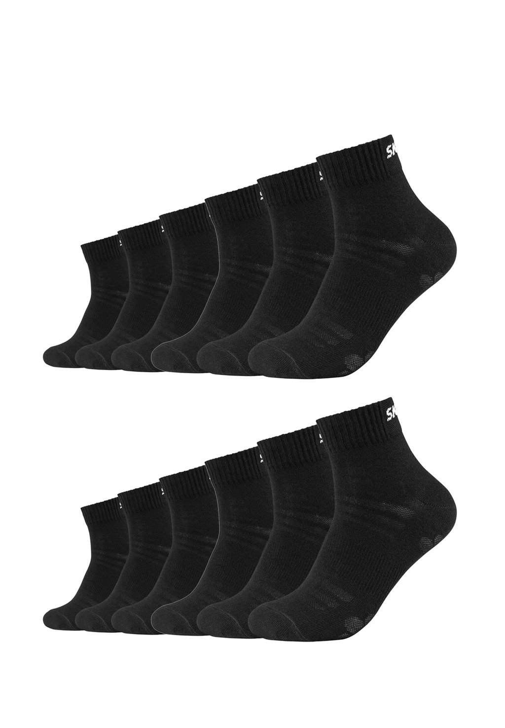 

Носки MULTIPACK 12ER PACK QUARTER Skechers, черный