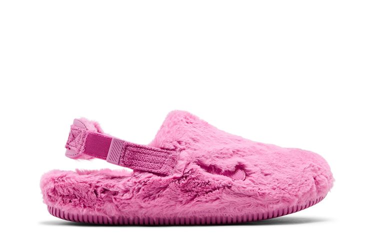 Мюли Nike Wmns Calm Mule SE Playful Pink Fur, розовый