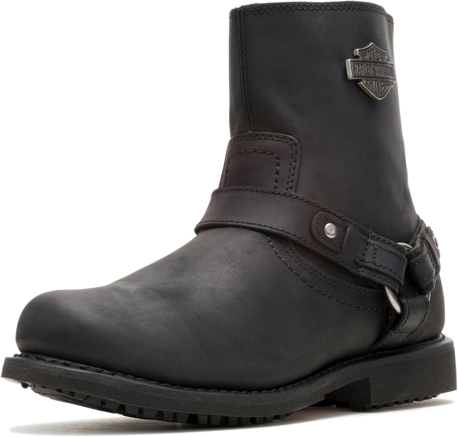 

Мужской мотоциклетный ремень и повседневные ботинки Harley-Davidson Scout из кожи, черный