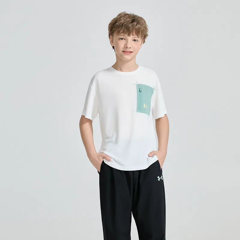 Футболка Comprehensive Training для подростков Under Armour, White — фото 4