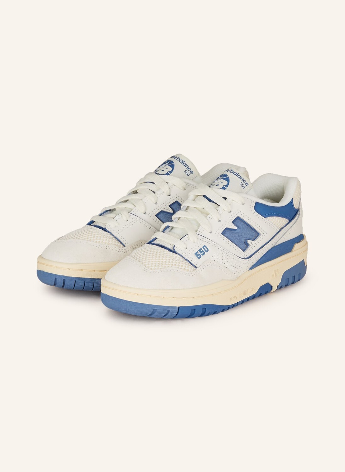 

Кроссовки 550 New Balance, белый