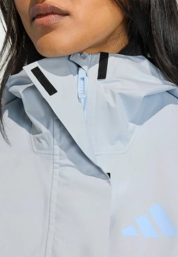 Ветровка-Анорак xploric 2.5 layer climaproof Adidas Terrex, Crystal Sky Glow Blue Ray Blue — фото 3