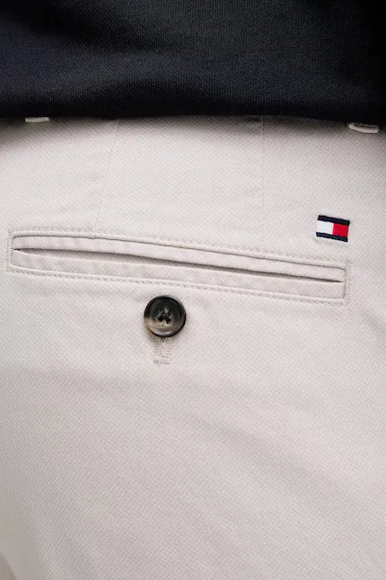 Чиносы slim fit Tommy Hilfiger, серый — фото 4