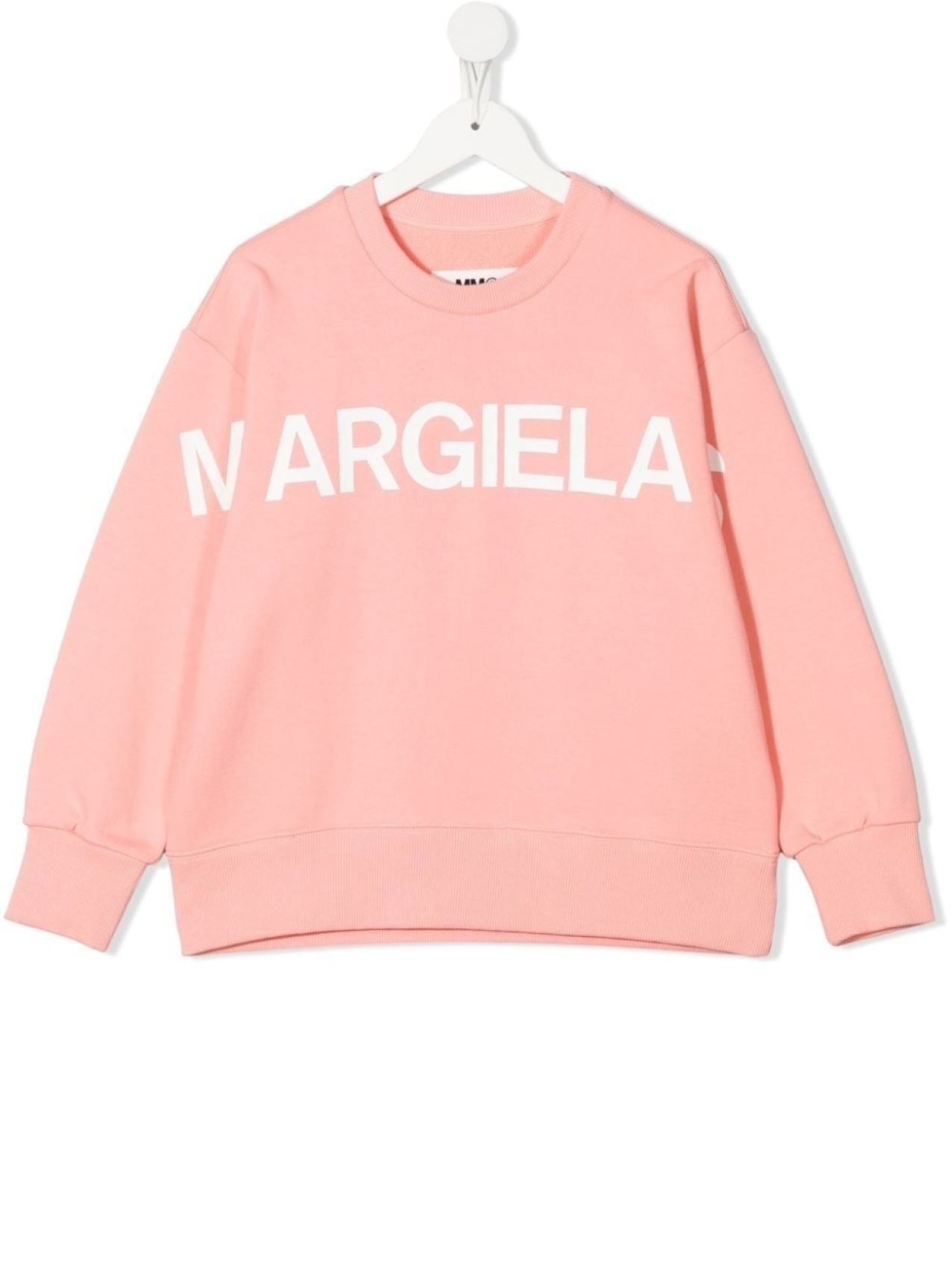 

MM6 Maison Margiela Kids толстовка с логотипом, розовый