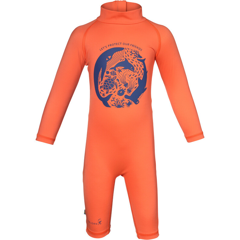 

Детский комбинезон Dolphine Sun Isbjörn of Sweden, цвет Papaya