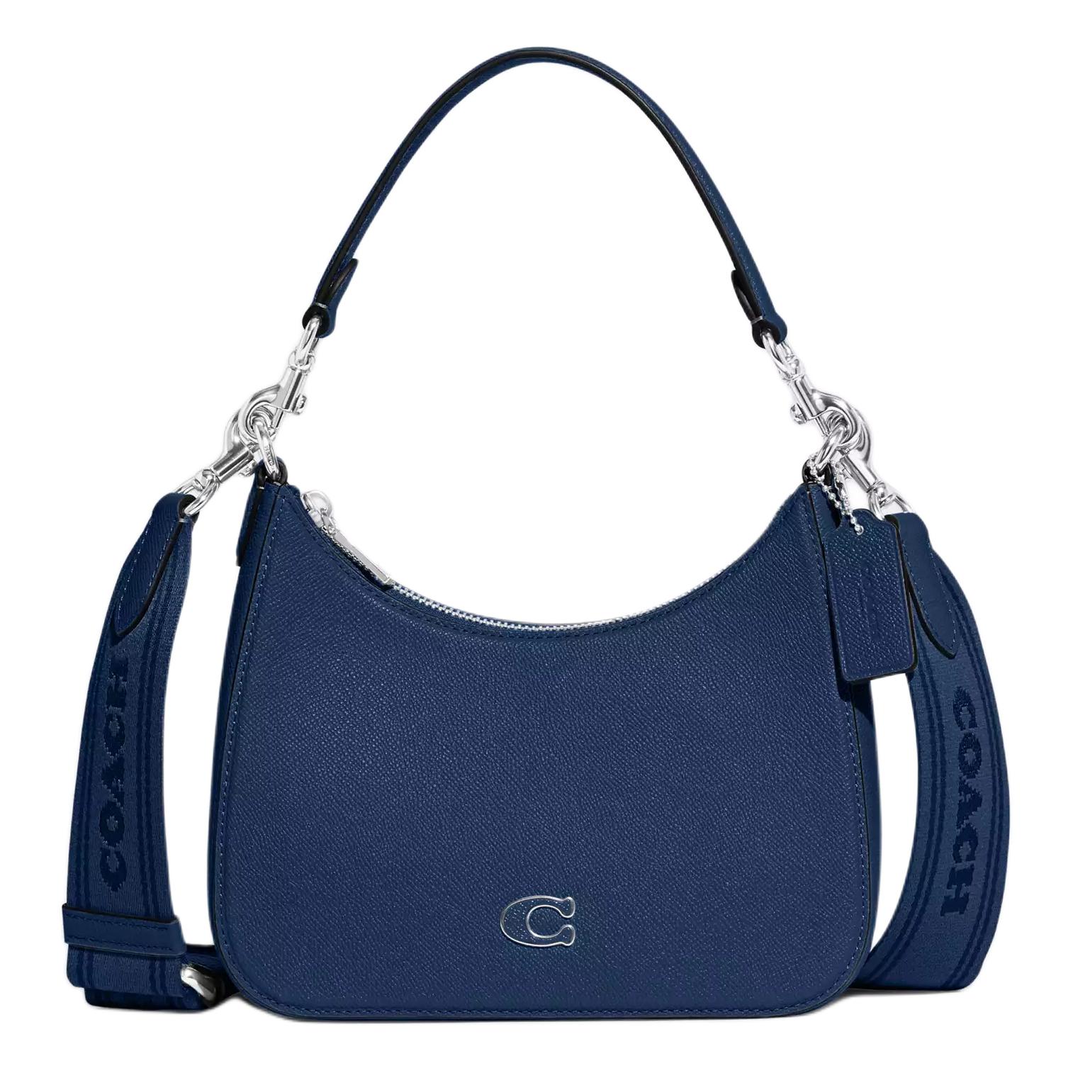 

Сумка хобо из тисненой кожи, наплечная сумка, кросс-боди Medium Unisex COACH, Set (Bag+Dust Bag)