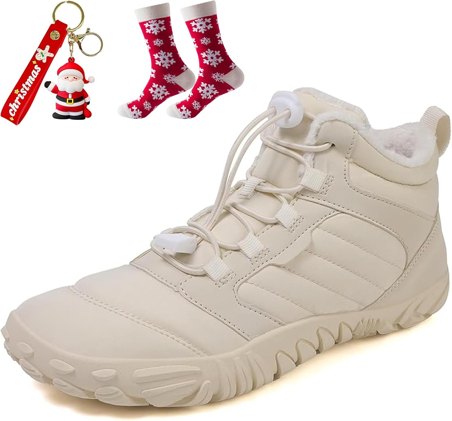 

Зимняя обувь Giltpeak для женщин, босоножки, удобные зимние женские босоножки, водонепроницаемые ботинки с широкой носочной частью, бежевый