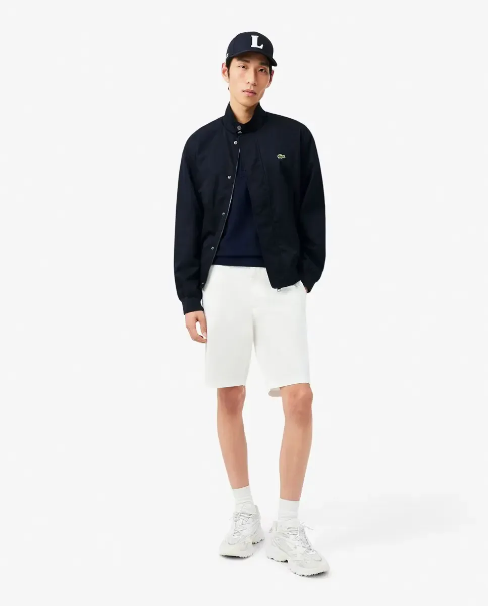 Мужская футболка с коротким рукавом Lacoste, темно-синий — фото 4