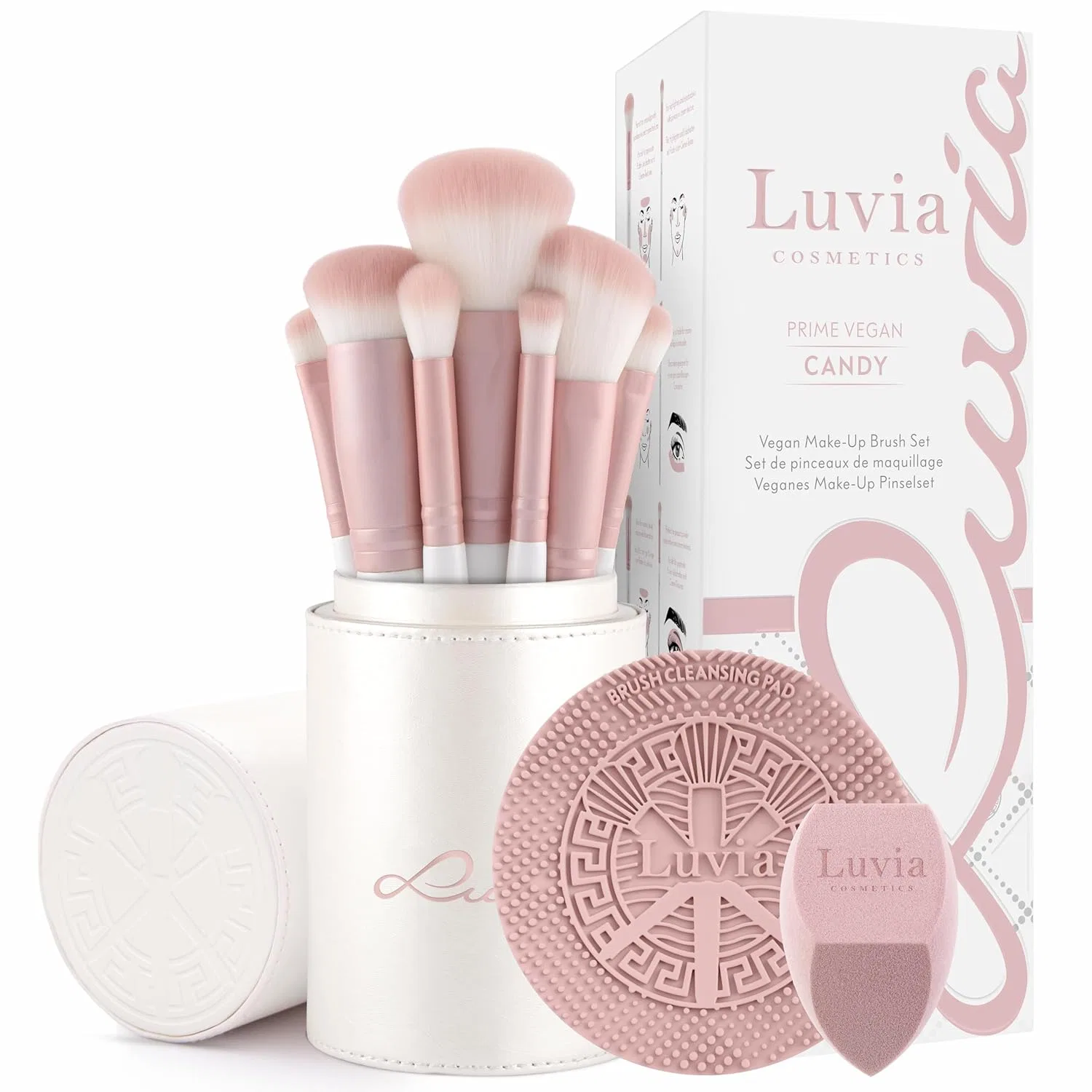 Набор веганских кистей для макияжа «Prime Vegan Pro» от Luvia Luvia Cosmetics