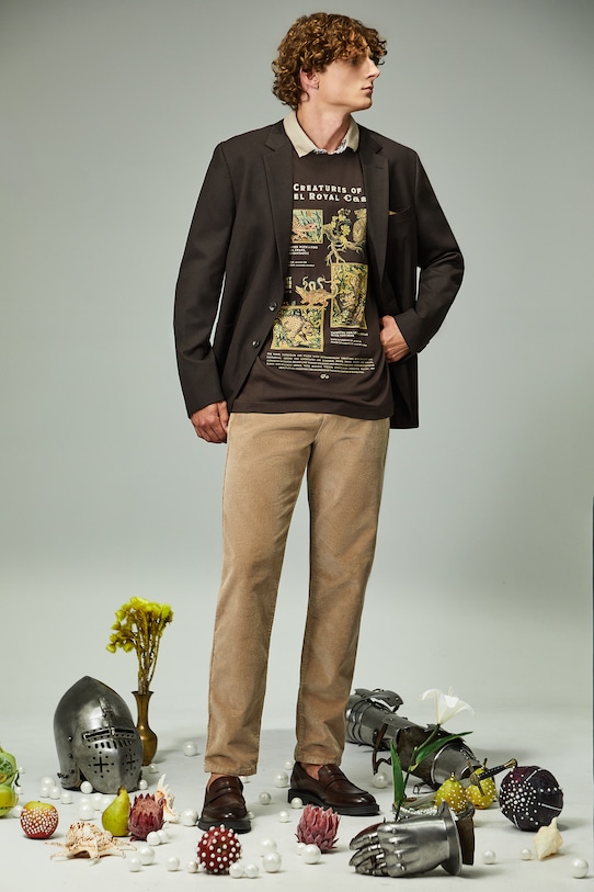 

Футболка мужская Medicine Wawel Royal Castle x Medicine с принтом, коричневый