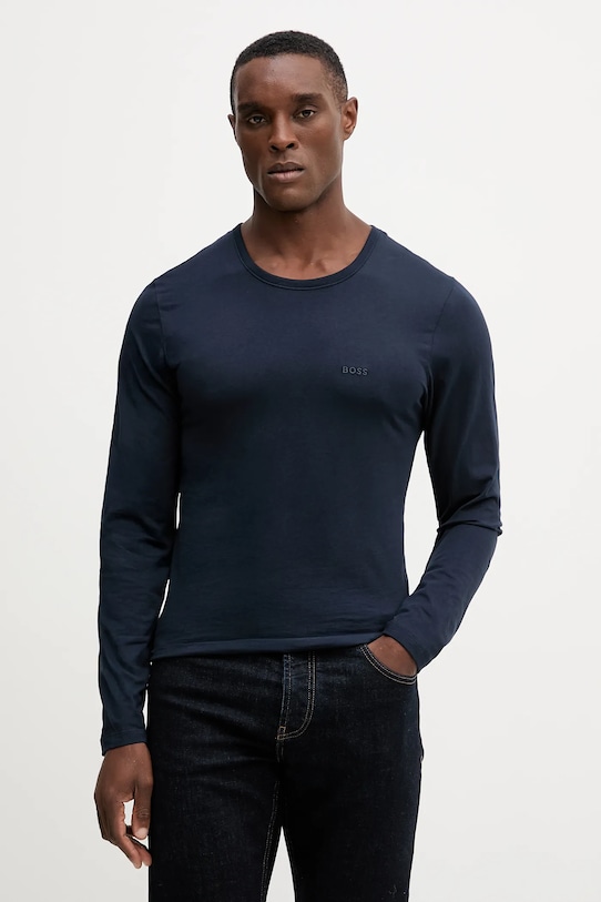 

Хлопковые кофты с длинным рукавом, упаковка 3 шт. Boss, темно-синий