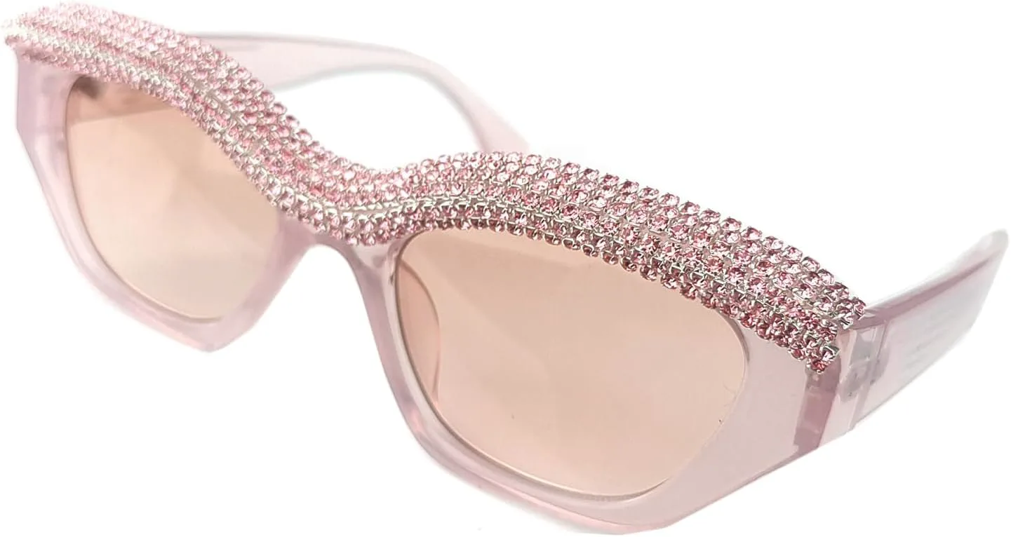 

Солнцезащитные очки Willochra Bling Diamond Square для женщин, модные солнцезащитные очки с кристаллами и стразами, в стиле Y2K, для вечеринок и панк-вечеринок, Pink