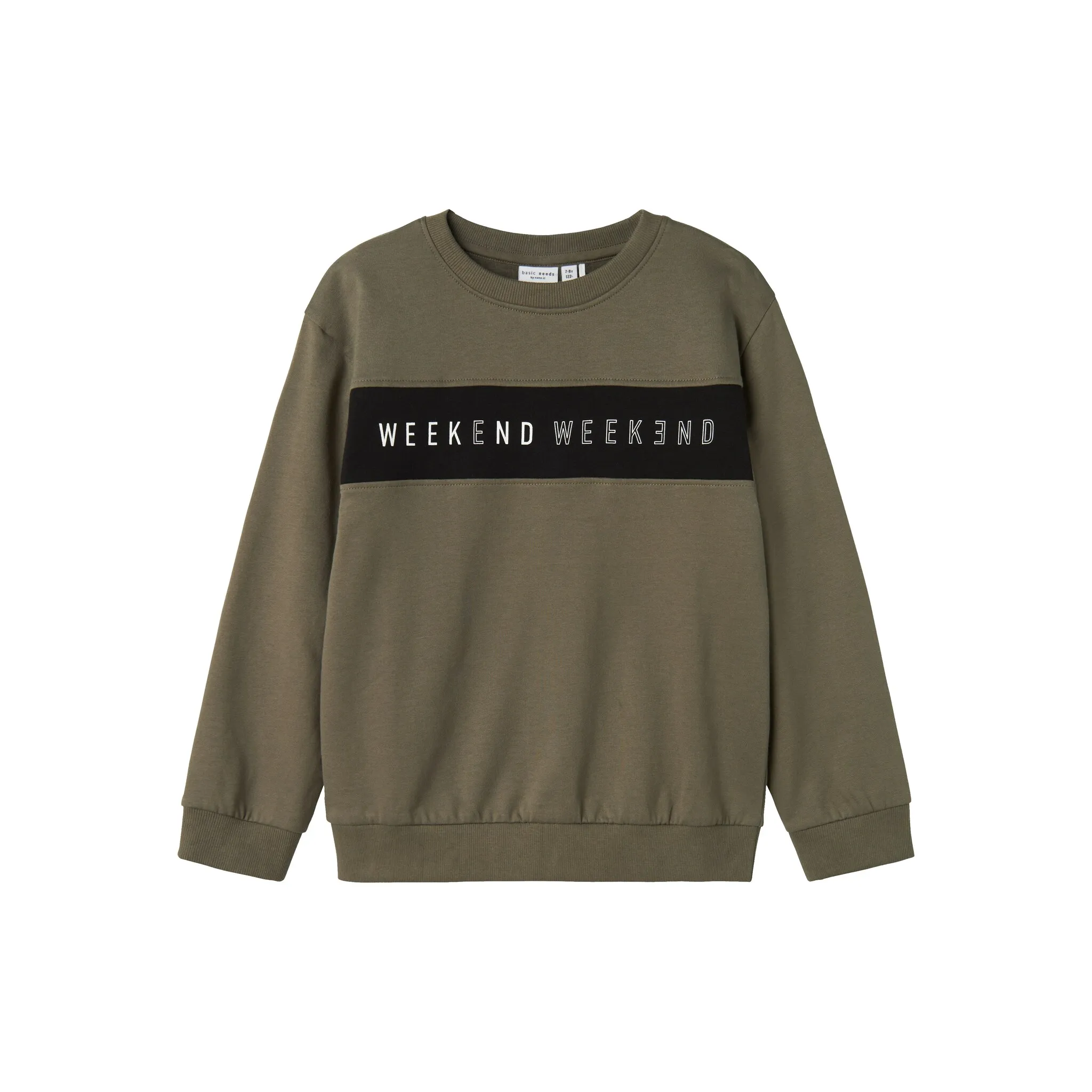 

Толстовка Name It «NKMVANCE LS NREG SWEAT BRU», цвет Tea Leaf