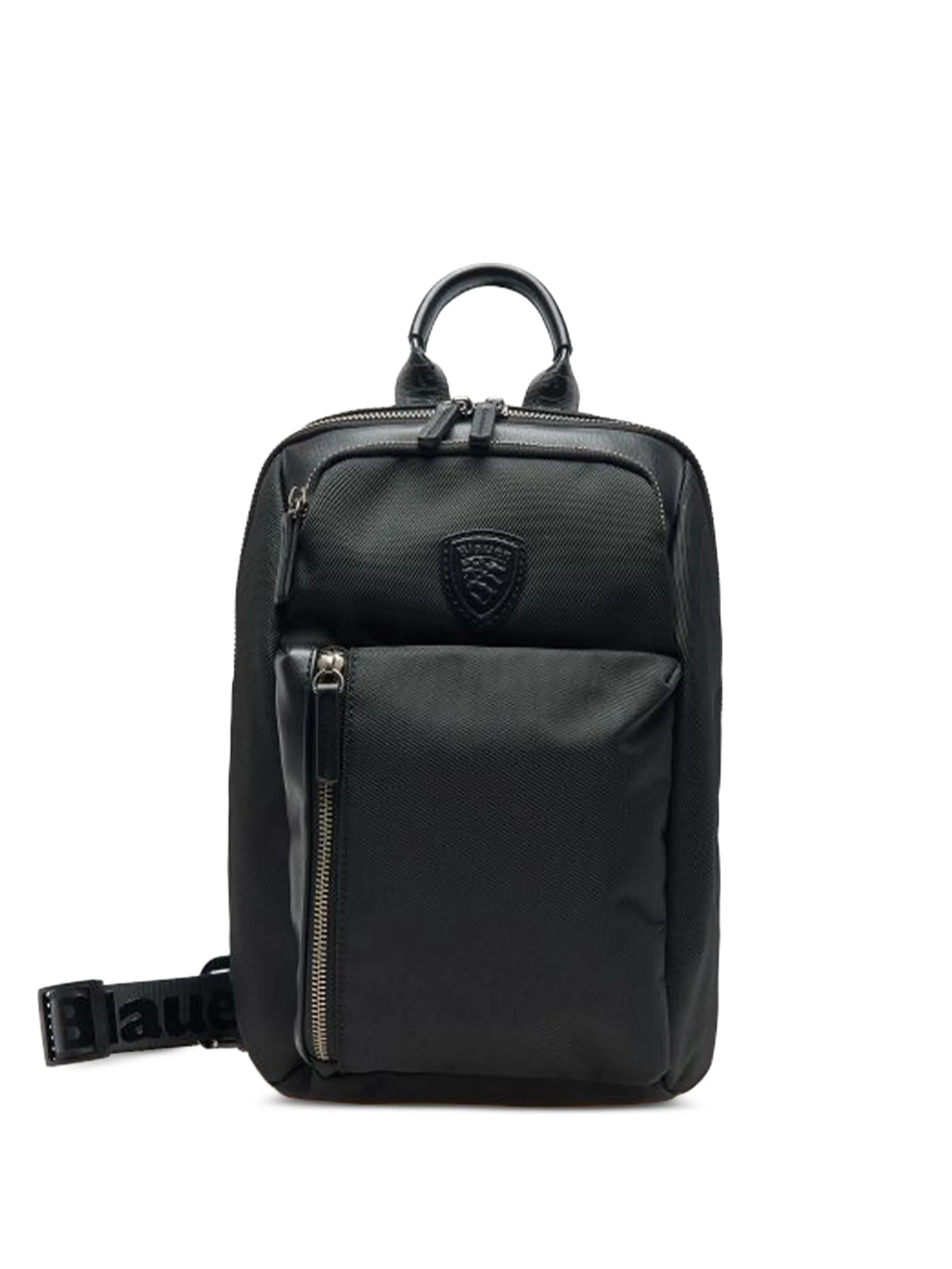 

Сумка через плечо с нашивкой-логотипом Blauer, черный