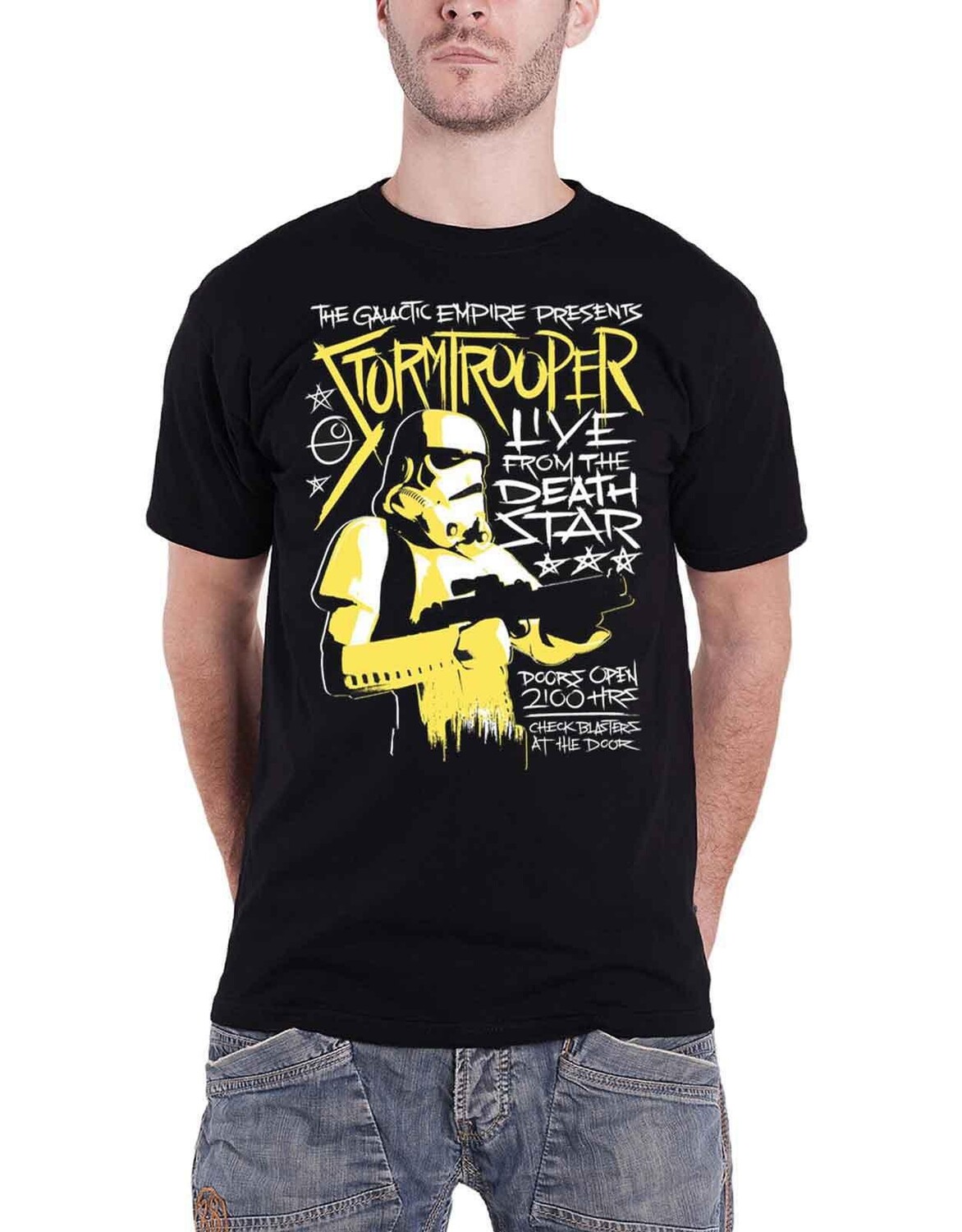 

Футболка Stormtrooper Rocks Live from the Death Star Star Wars, черный