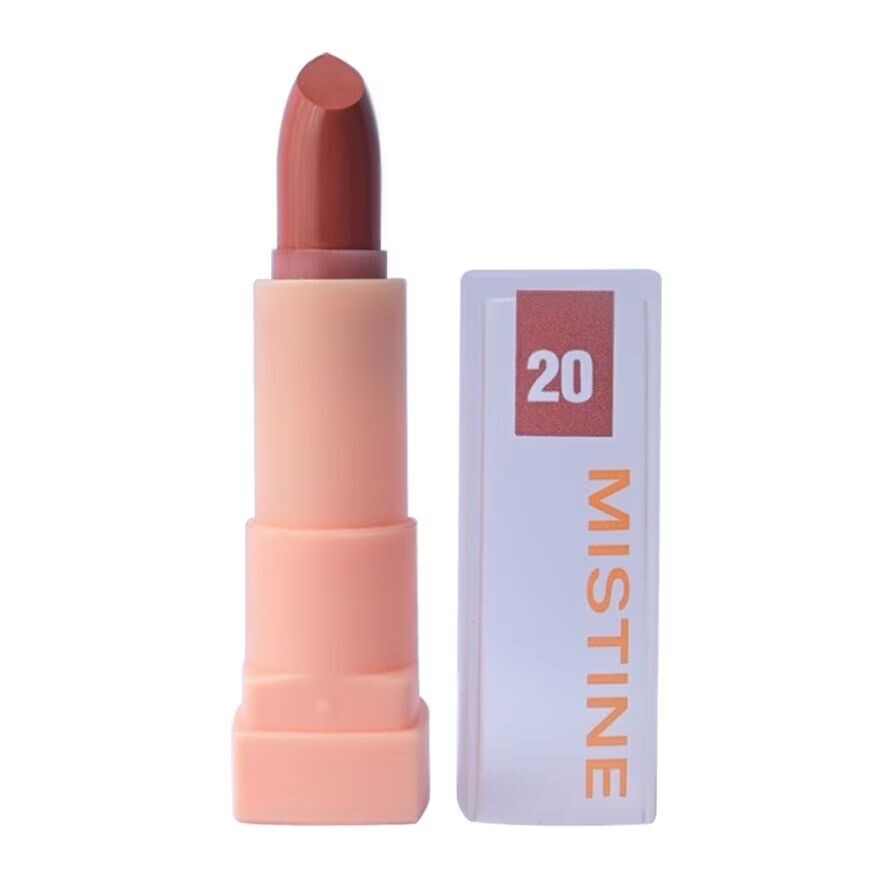 

Mistine Полуматовая мини-губная помада Pretty Me 1,55 г. 20 Карамель, Caramel