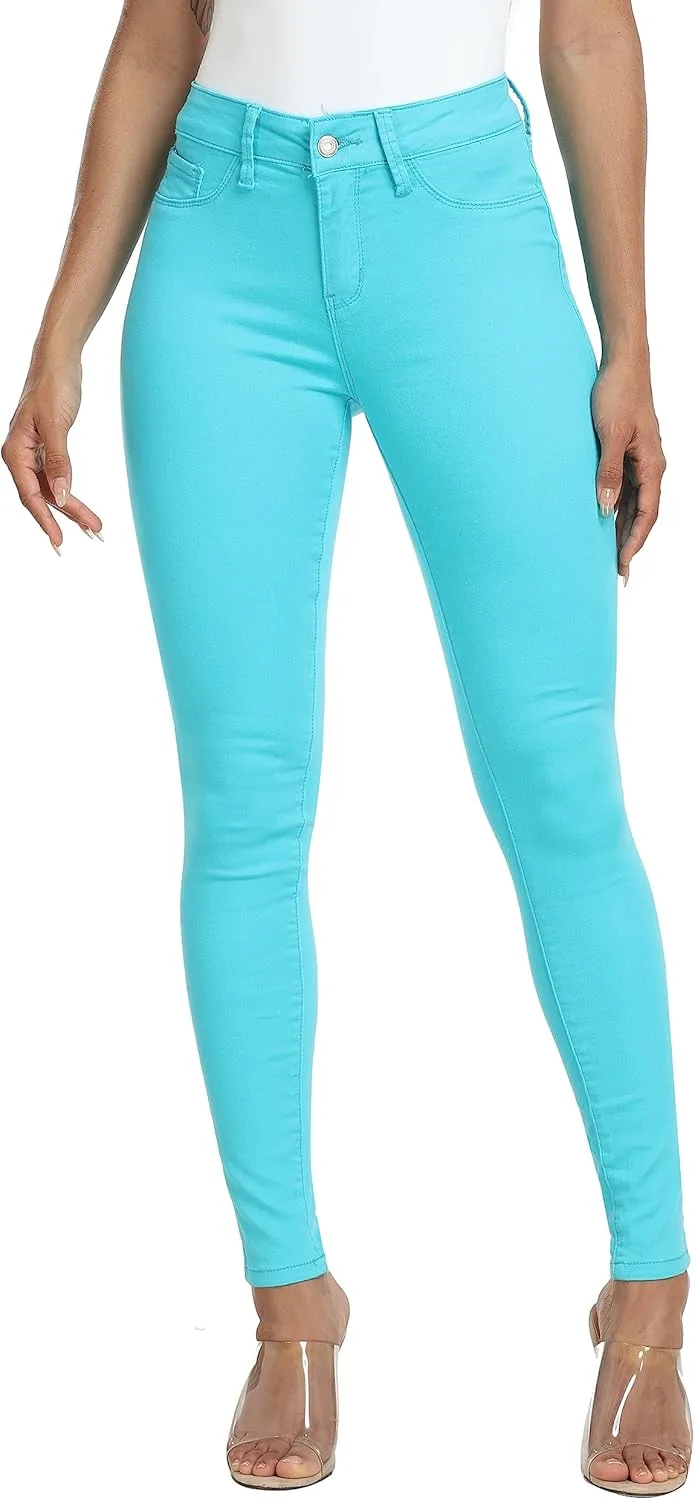 

WAYRUNZ женские джинсы-леггинсы Mid-Rise Skinny