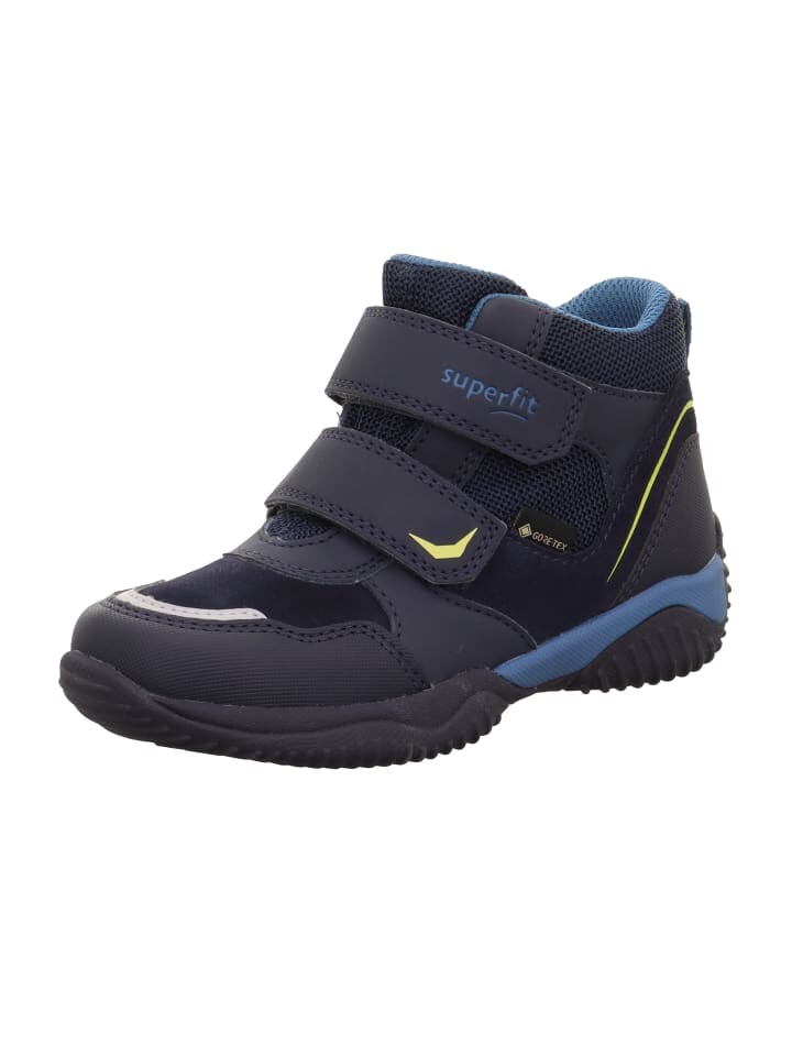 

Высокие кроссовки superfit Sneaker High STORM, цвет Blau/Gelb