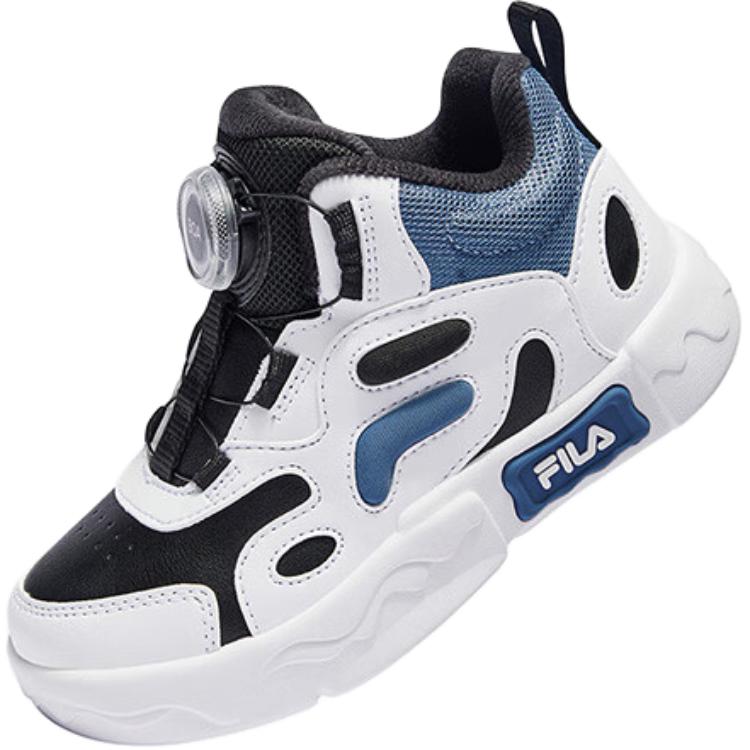 FILA KIDS Детские повседневные кроссовки черно-белые для детей 3-7 лет — фото 3