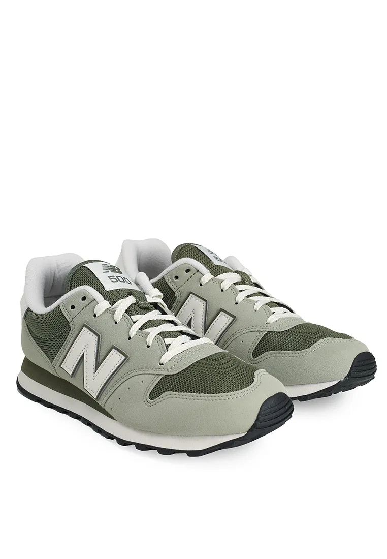 Кроссовки классические Lifestyle, 500 New Balance, темный оливин — фото 2