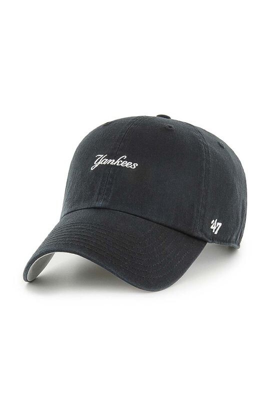 

Хлопковая бейсболка MLB New York Yankees 47 brand, черный