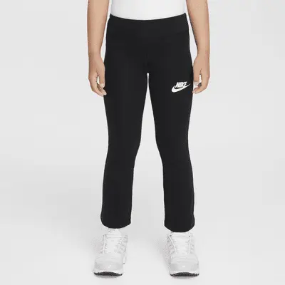 Леггинсы Nike Little Kids' Dri-FIT Flared Leggings, черный