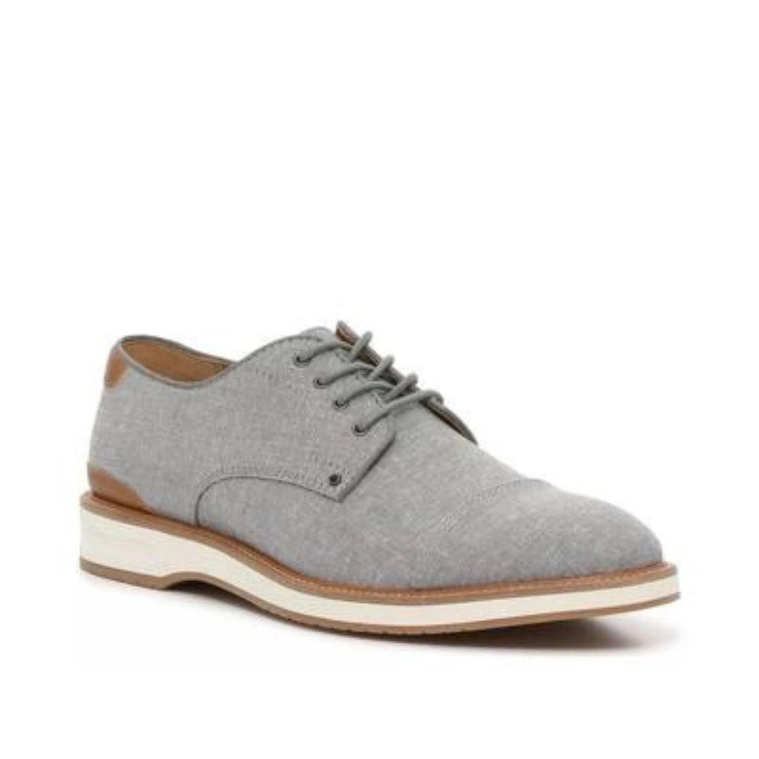 

Мужские классические туфли Crown Vintage Thade Oxford, серые, с простым носком, GAL808 Crown Vintage, серый