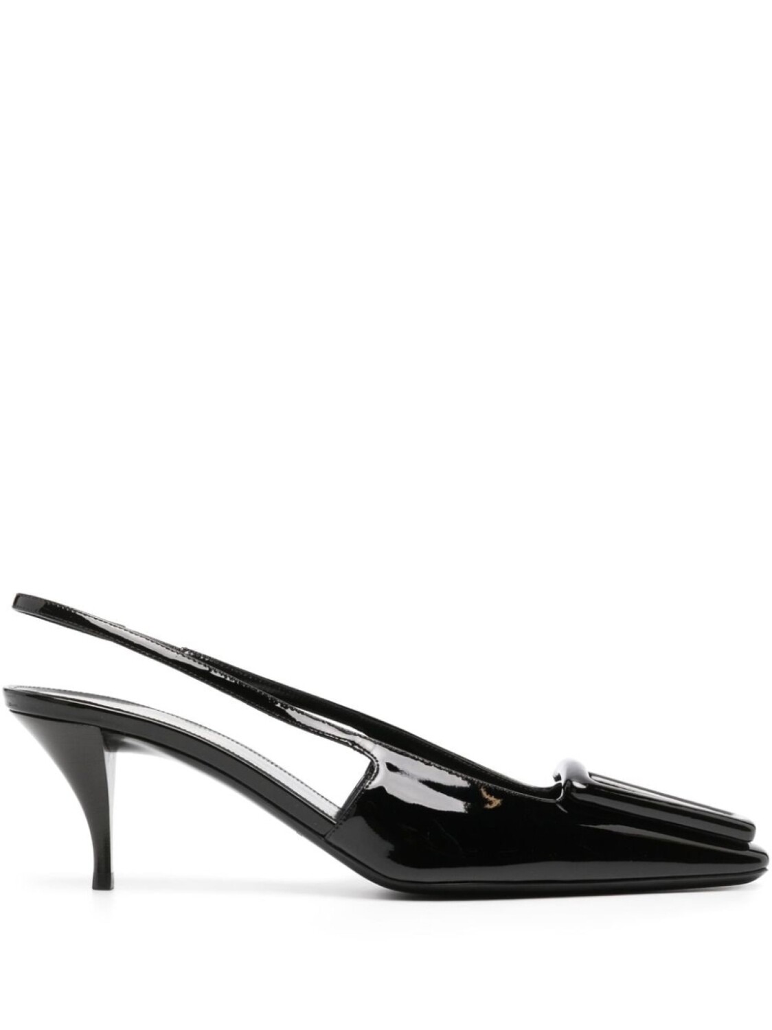 

Saint Laurent туфли Tom с ремешком на пятке, черный