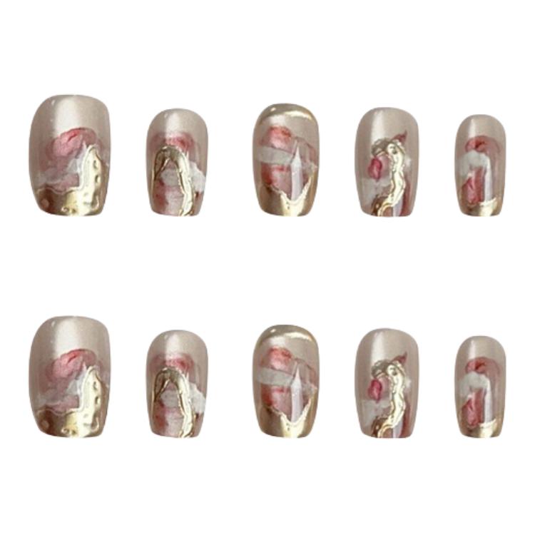 

Искусственные ногти для женщин ORANOT, Cropped M, Suitable For Chubby Hand[Includes Storage Box]16-12-13-12-9