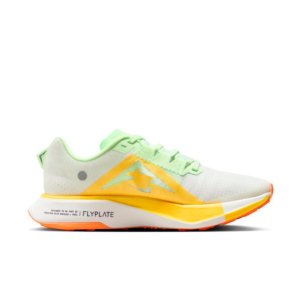 Кроссовки zoomx ultrafly trail 'beige green orange' Nike, зеленый — фото 2