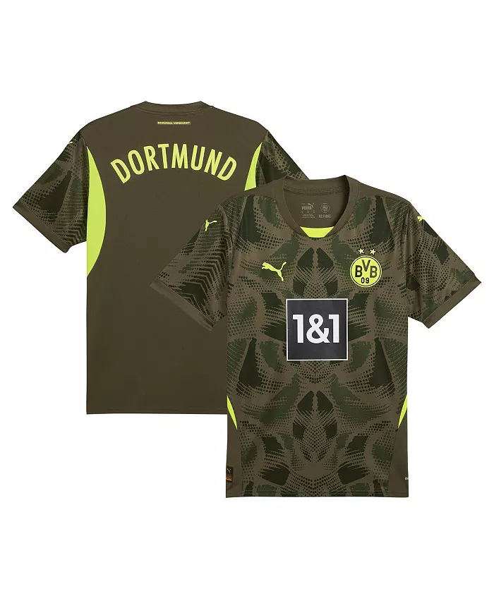 

Мужская вратарская реплика футболки с коротким рукавом Borussia Dortmund 2024/25 цвета оливы Puma