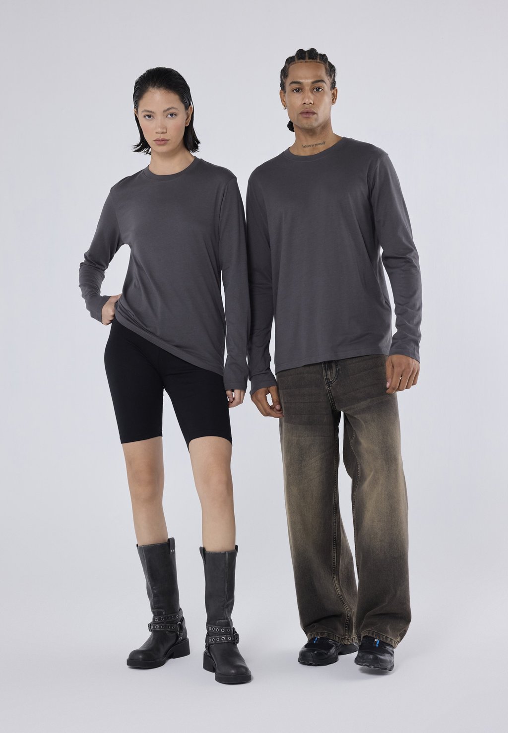 

Топ с длинными рукавами 2 PACK UNISEX YOURTURN, черный